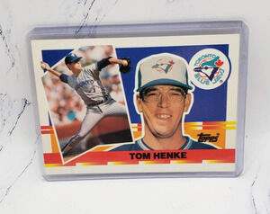 1990 Topps Big Tom Henke #101 Toronto Blue Jays